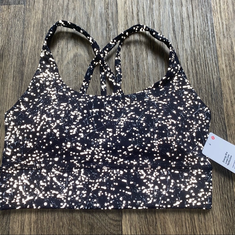 Lululemon Energy Bra Long Line Reflective - Picture 6 of 7